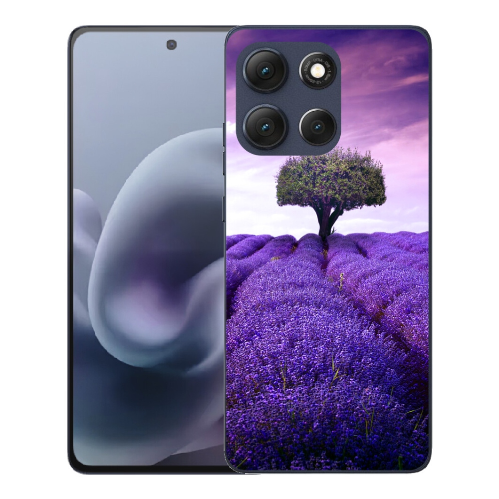 mmCase gélhuzat a Motorola Moto G86 5G-hez – levendulás rét