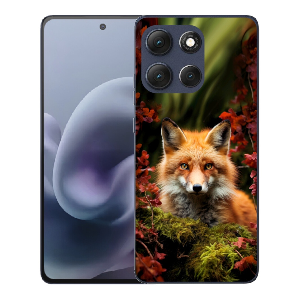mmCase gél tok a Motorola Moto G86 5G-hez – róka az erdőben
