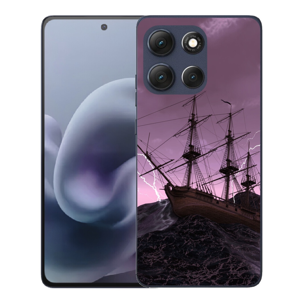 mmCase gélhuzat a Motorola Moto G86 5G-hez – hajó a viharban