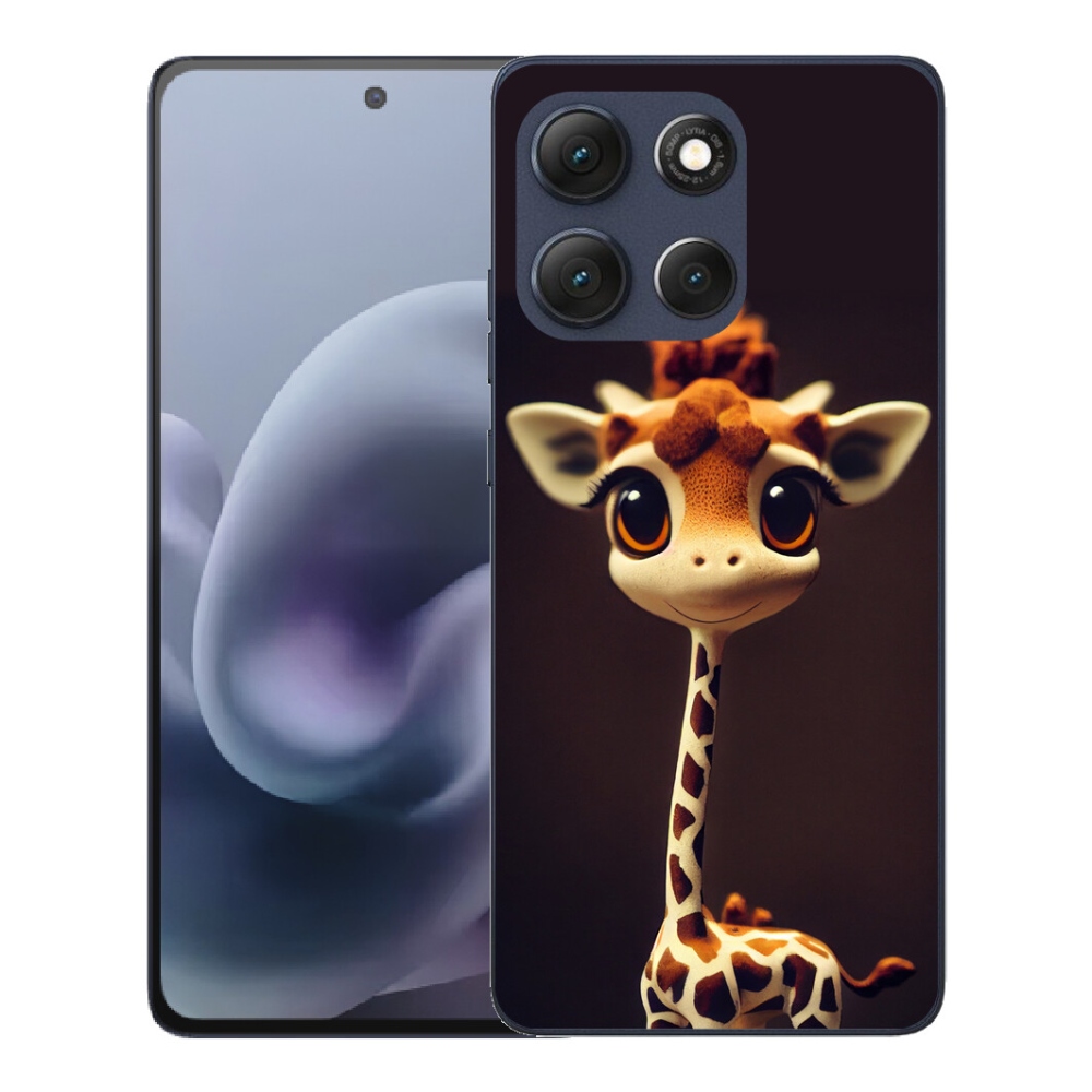 mmCase gél tok a Motorola Moto G86 5G-hez – kis zsiráf