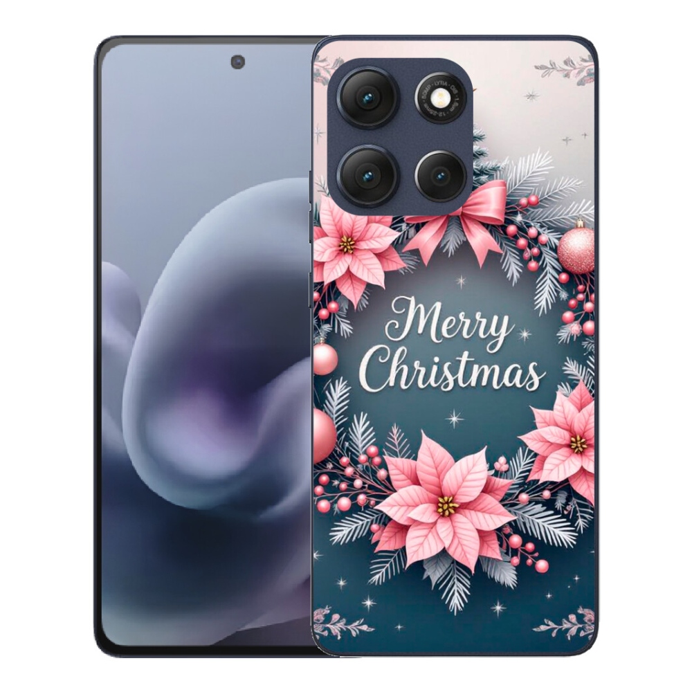 mmCase gél tok a Motorola Moto G86 5G-hez – boldog karácsonyt