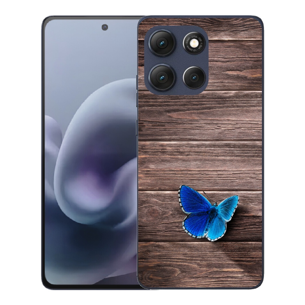 mmCase géltok a Motorola Moto G86 5G-hez – kék pillangó 1