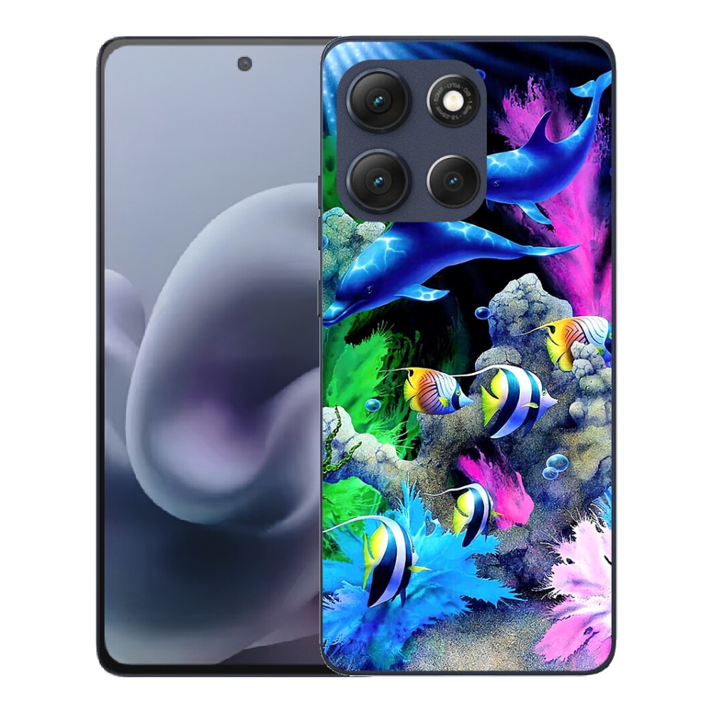 mmCase gél tok a Motorola Moto G86 5G-hez – tengeri világ
