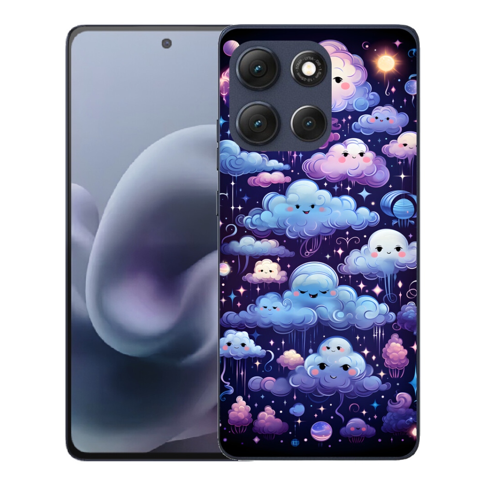 mmCase gél tok a Motorola Moto G86 5G-hez – felhőmintás