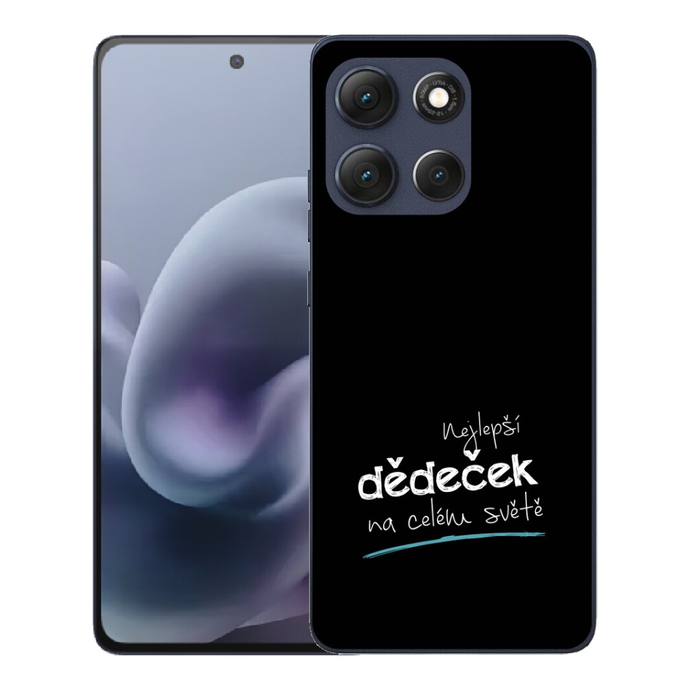 mmCase géltok a Motorola Moto G86 5G-hez – a legjobb „nagypapa 3” fekete háttérrel