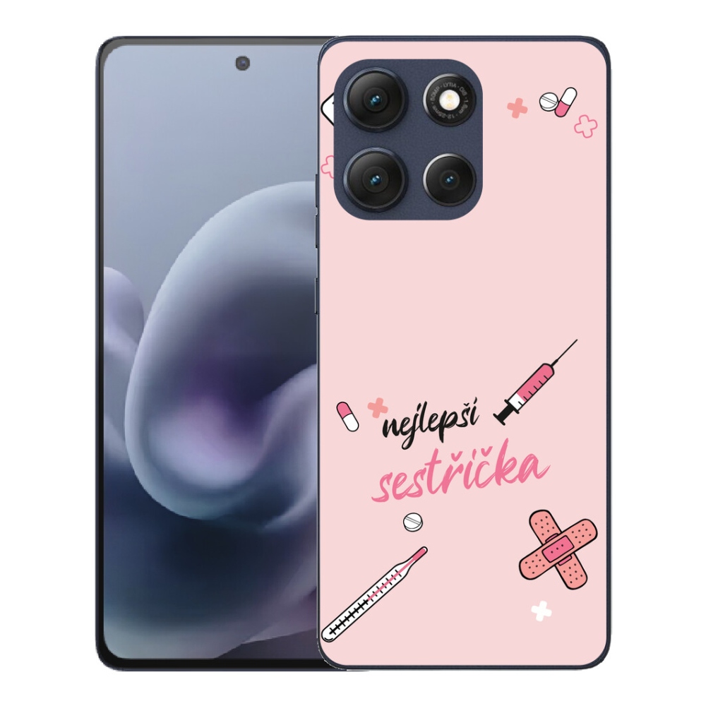 mmCase gél tok a Motorola Moto G86 5G-hez – a rózsaszín háttér legjobb kiegészítője