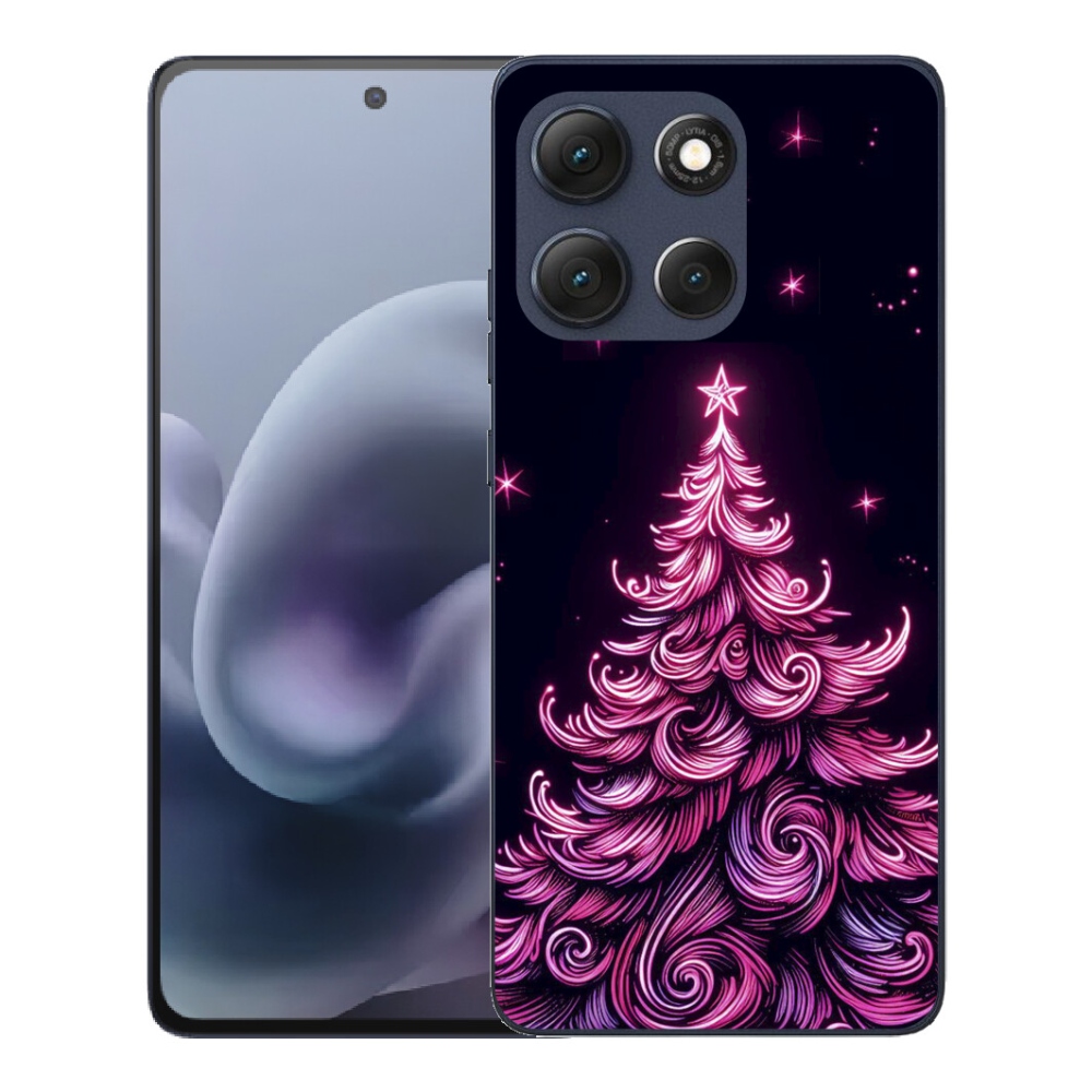 mmCase gél tok a Motorola Moto G86 5G-hez – neon karácsonyfa 2