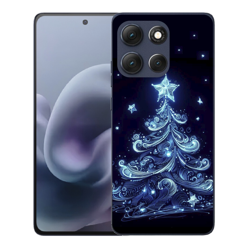 mmCase gél tok a Motorola Moto G86 5G-hez – neon karácsonyfa 4