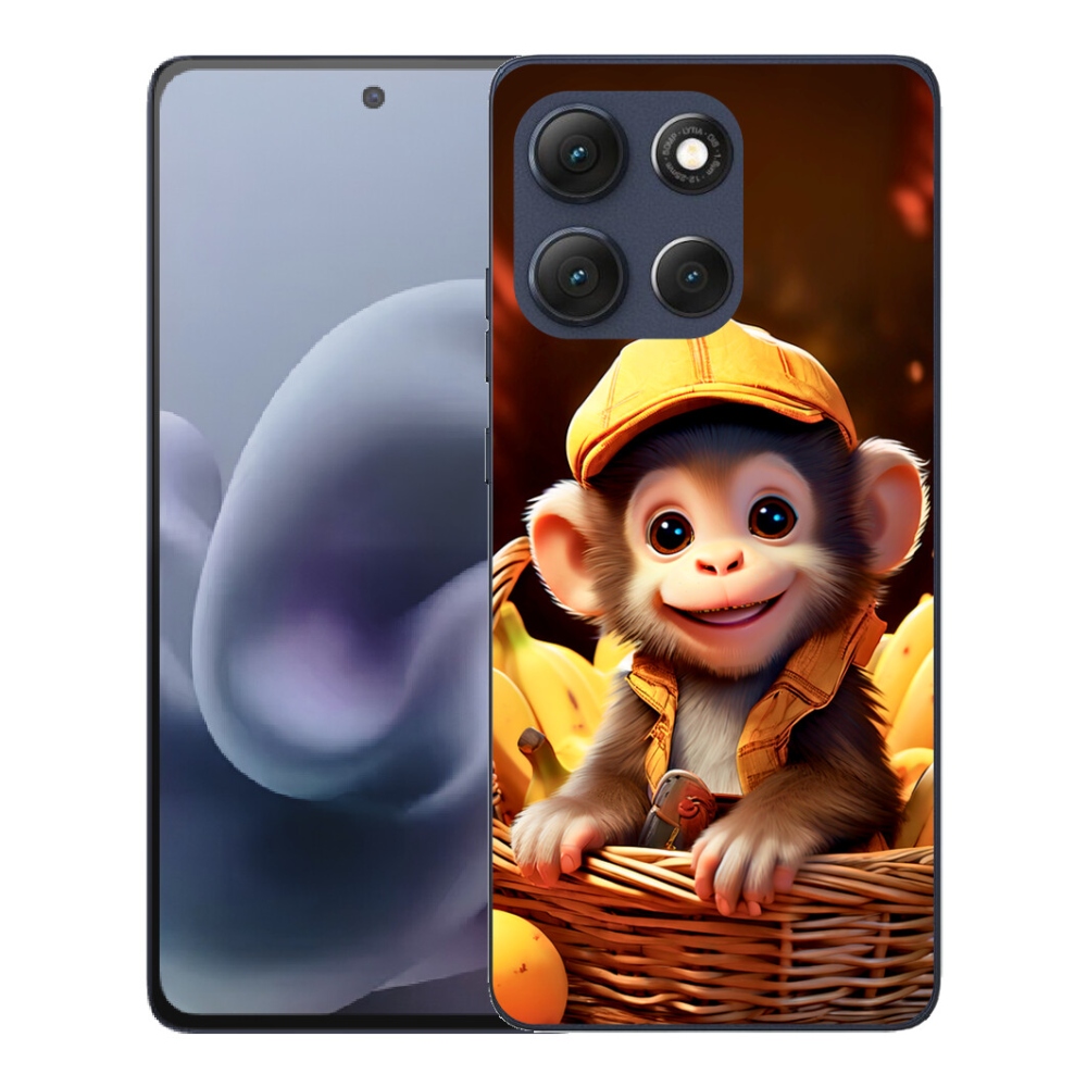 mmCase gél tok a Motorola Moto G86 5G-hez – majom a kosárban
