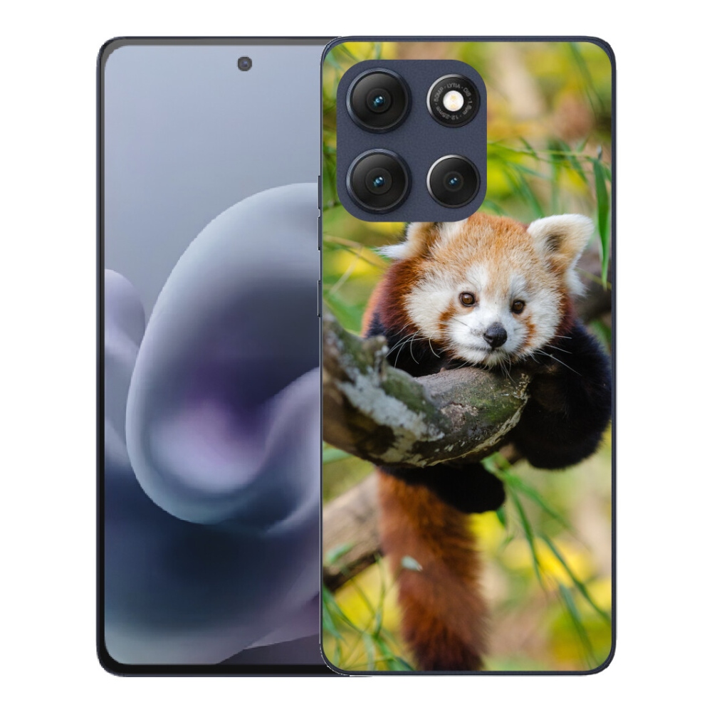 mmCase gél tok a Motorola Moto G86 5G-hez – vörös panda