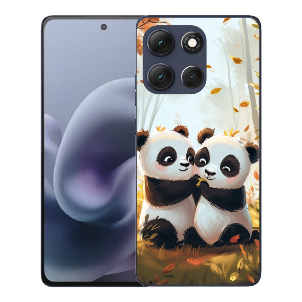 mmCase gél tok a Motorola Moto G86 5G-hez – pandák
