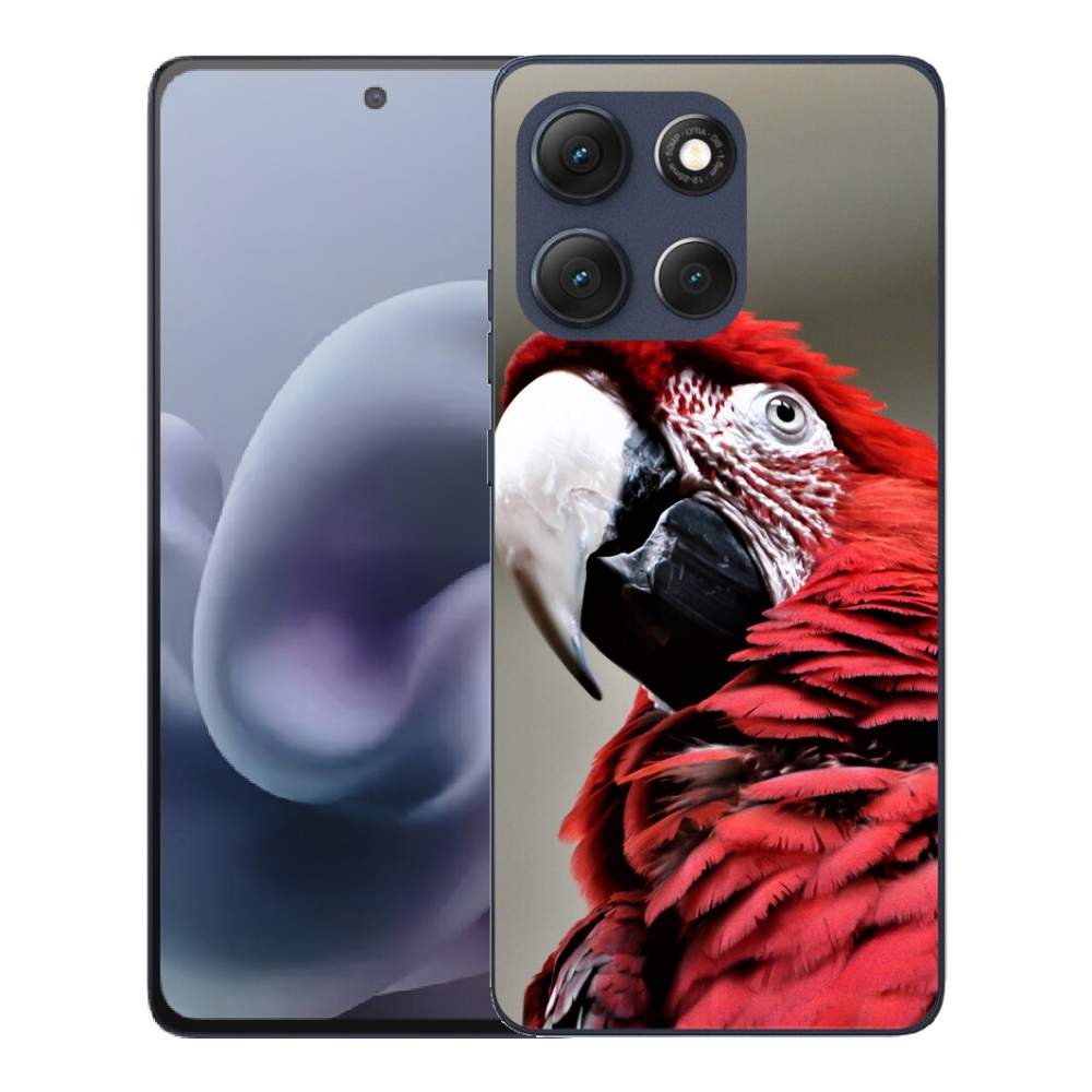 mmCase gélhuzat a Motorola Moto G86 5G-hez – vörös ara papagáj