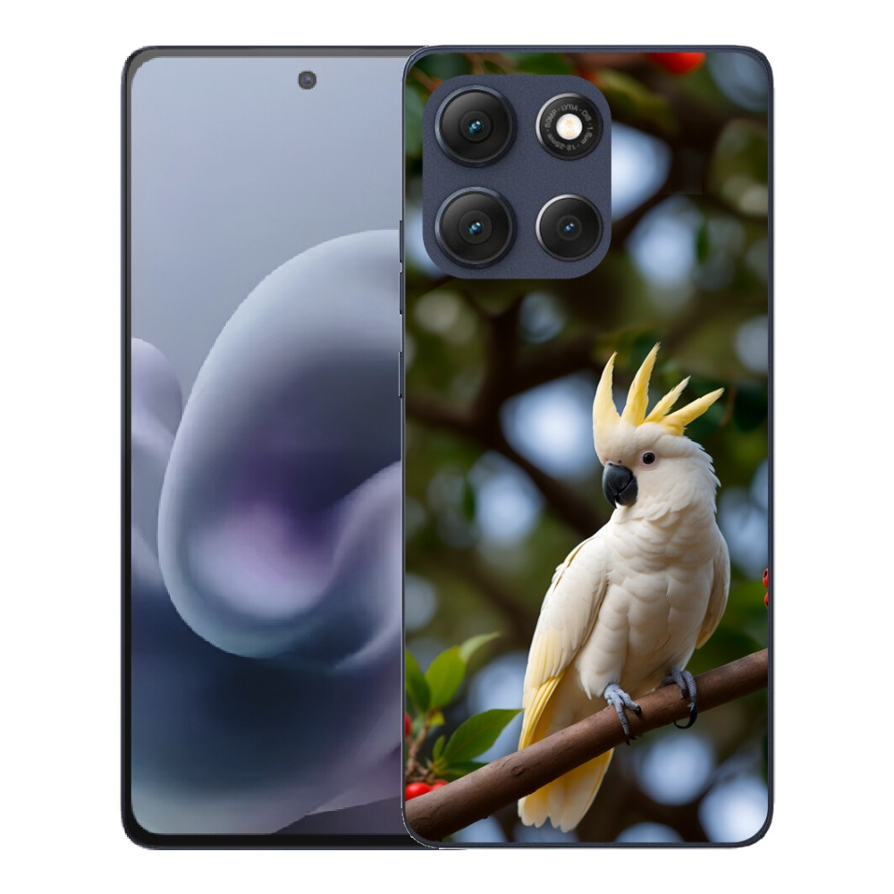 mmCase gélhuzat a Motorola Moto G86 5G-hez – kakadu papagáj 3