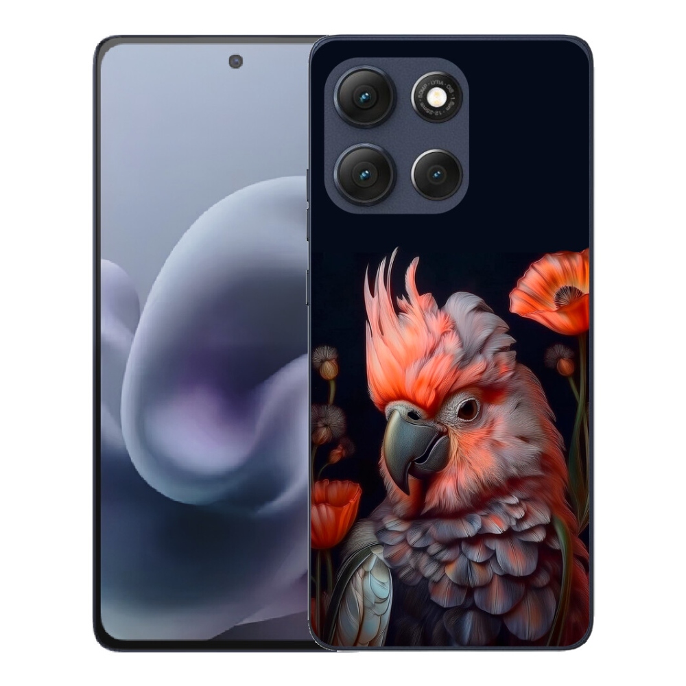 mmCase gél tok a Motorola Moto G86 5G-hez – színes kakadu papagáj