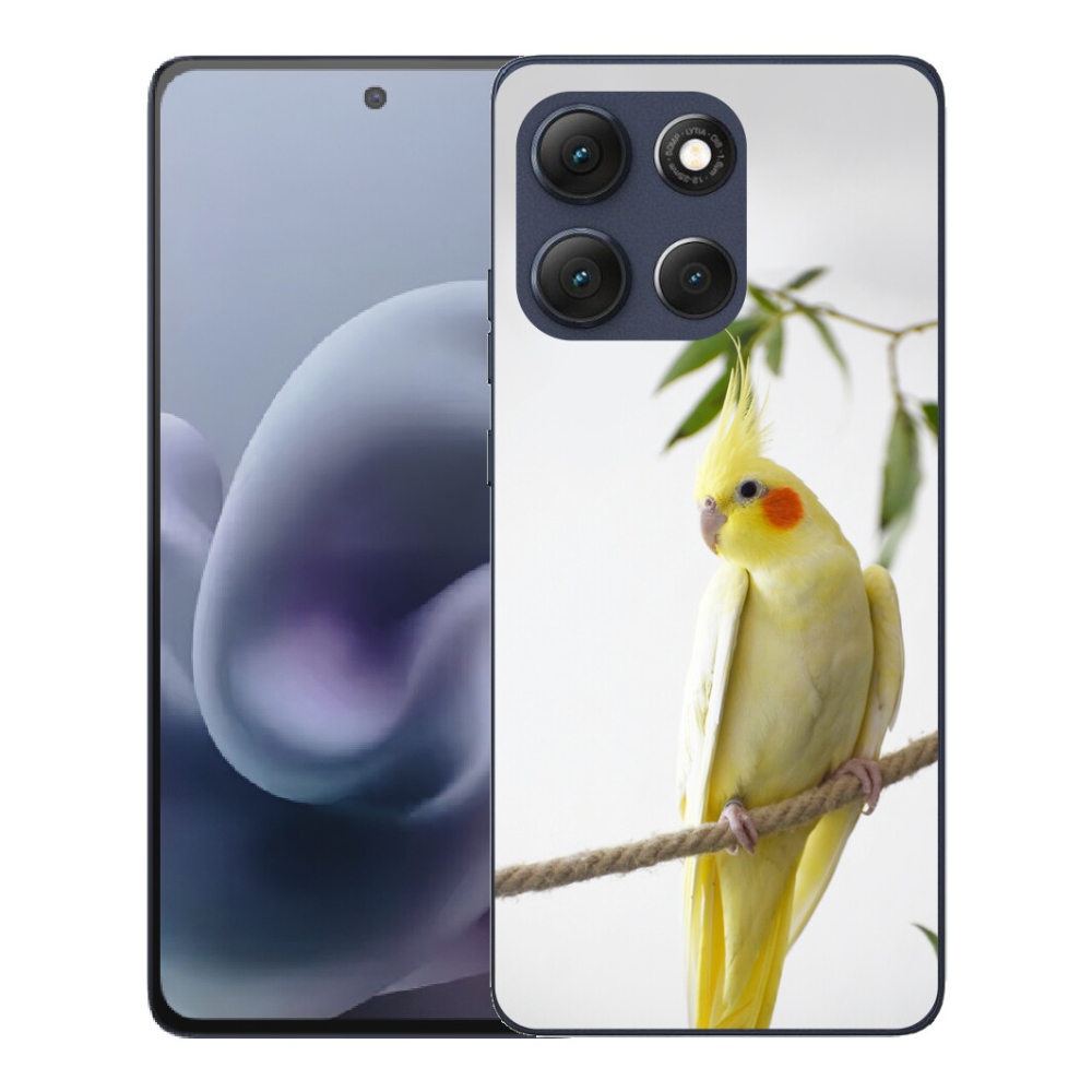 mmCase gélhuzat a Motorola Moto G86 5G-hez – tollas papagáj