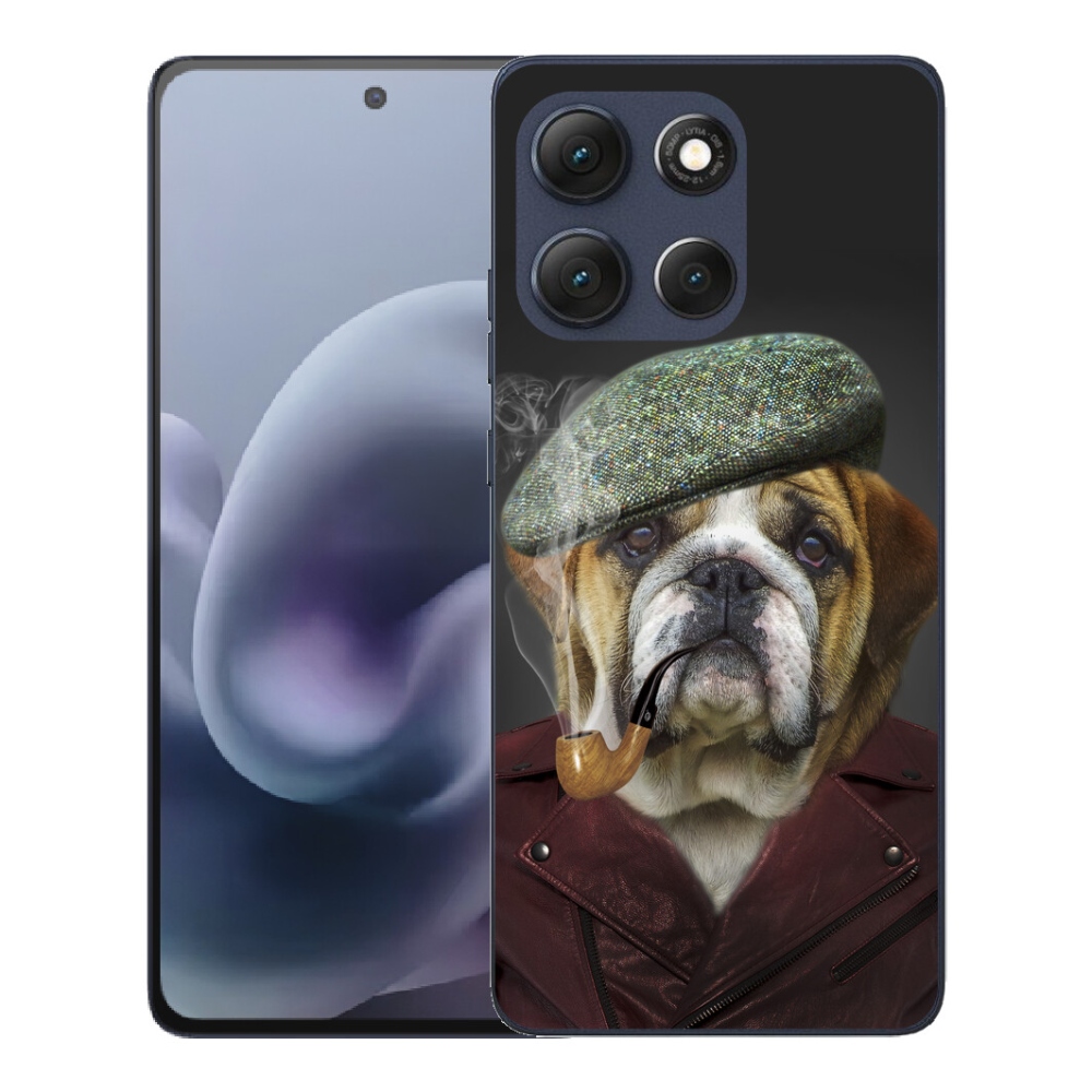 mmCase géltok a Motorola Moto G86 5G-hez – pipázó kutya