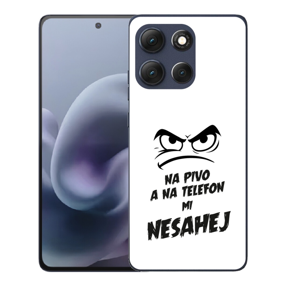 mmCase gél tok a Motorola Moto G86 5G-hez – sörös motívum, 2 fehér háttérrel