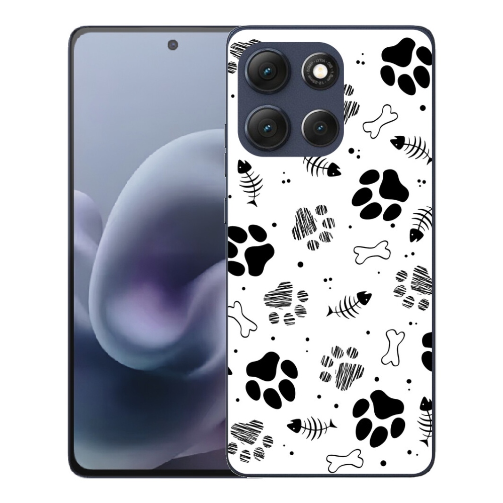 mmCase gél tok a Motorola Moto G86 5G-hez – kutyus mancsok 1