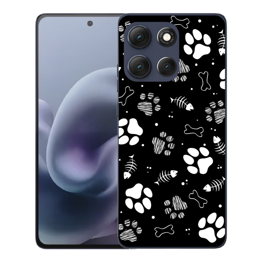 mmCase gél tok a Motorola Moto G86 5G-hez – kutyamancsok