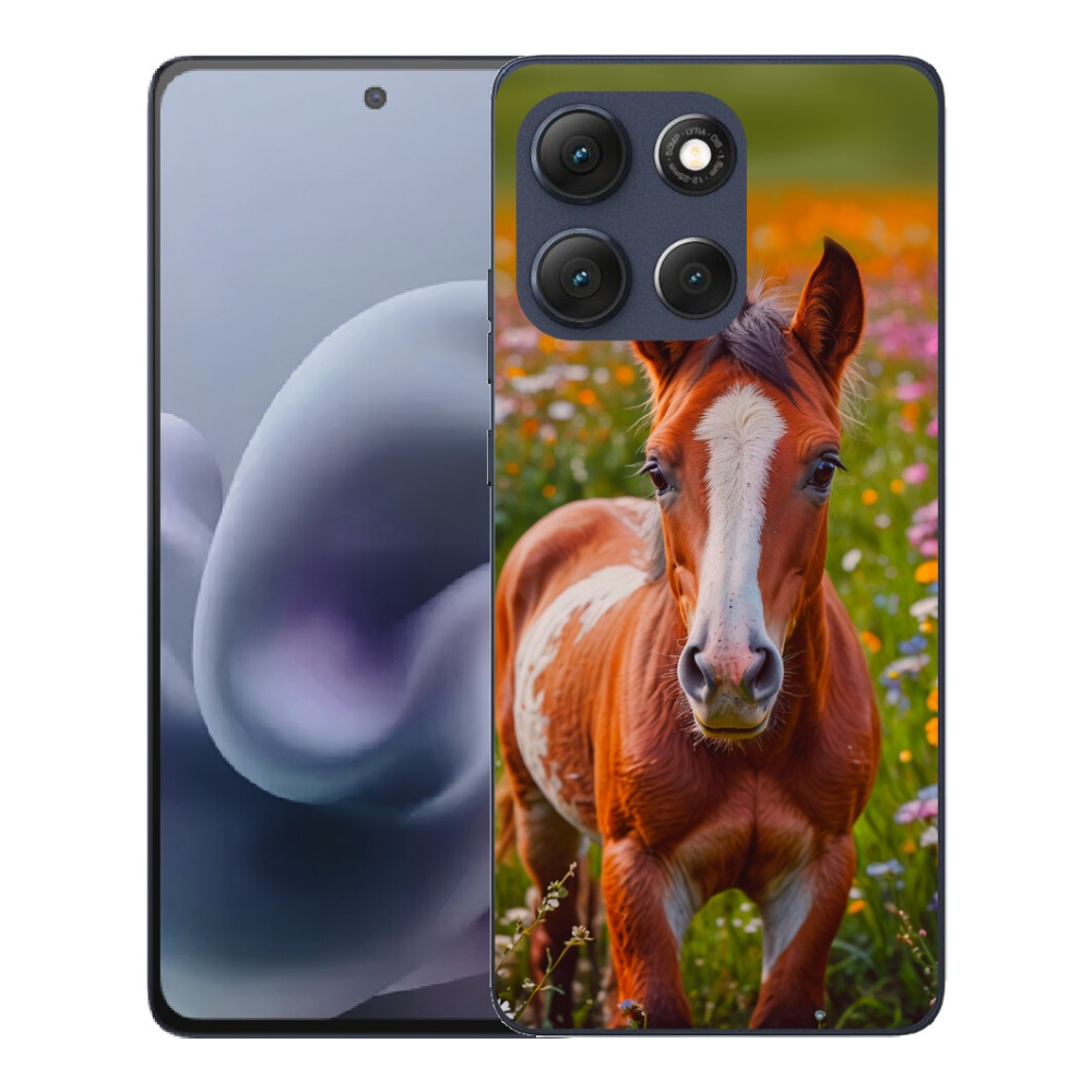 mmCase gél tok a Motorola Moto G86 5G-hez – aranyos csikó