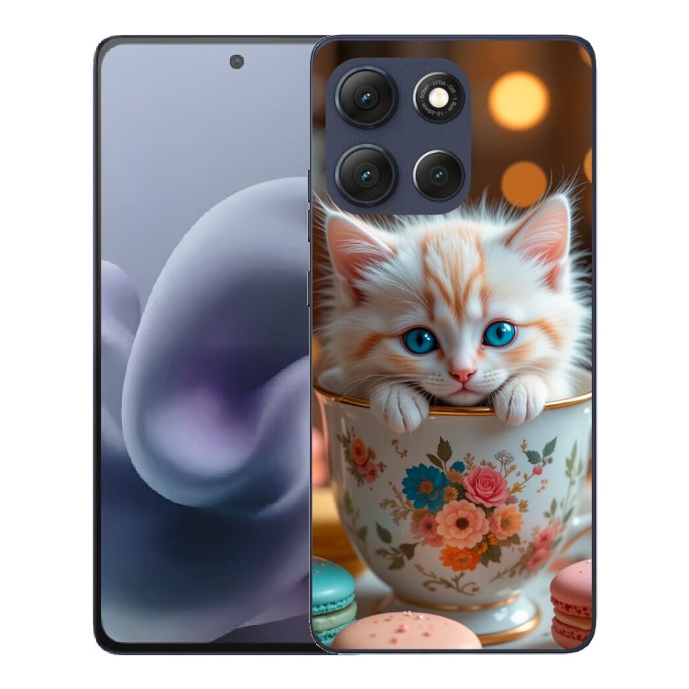 mmCase gél tok a Motorola Moto G86 5G-hez – aranyos cica 6