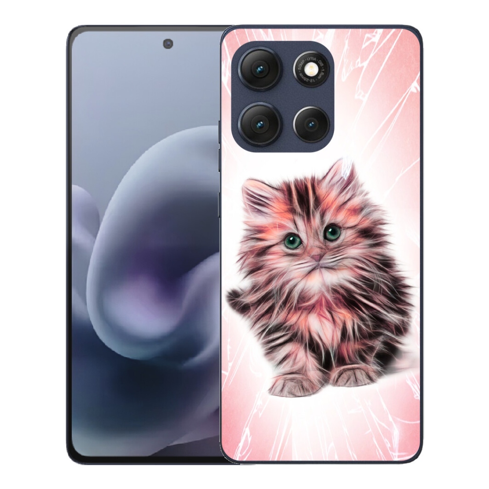 mmCase gél tok a Motorola Moto G86 5G-hez – aranyos cica