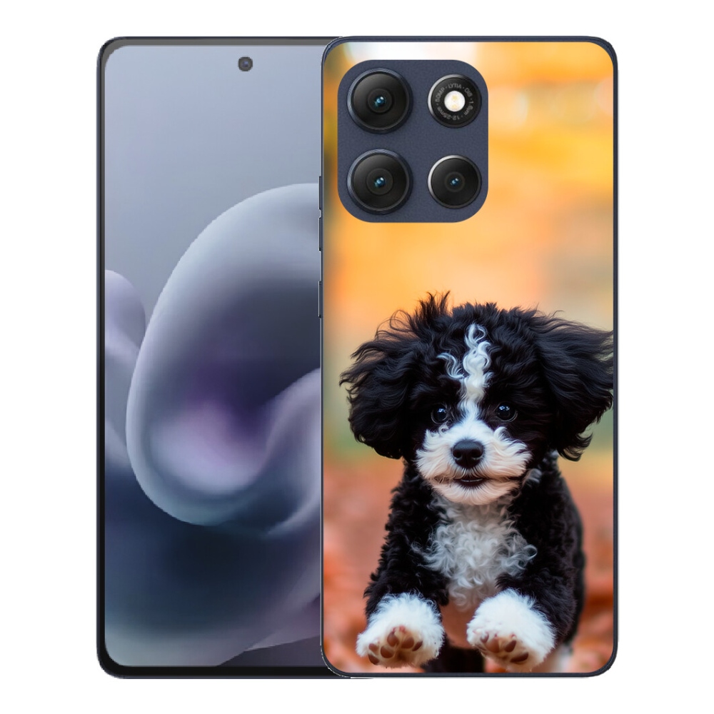 mmCase gél tok a Motorola Moto G86 5G-hez – aranyos kiskutya 2