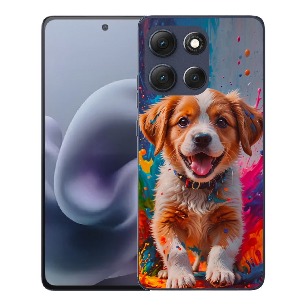mmCase gél tok a Motorola Moto G86 5G-hez – aranyos kiskutya 3