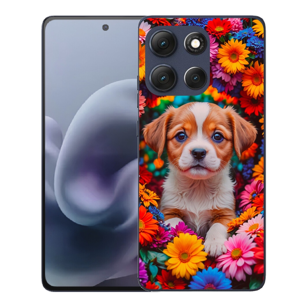 mmCase gél tok a Motorola Moto G86 5G-hez – aranyos kiskutya