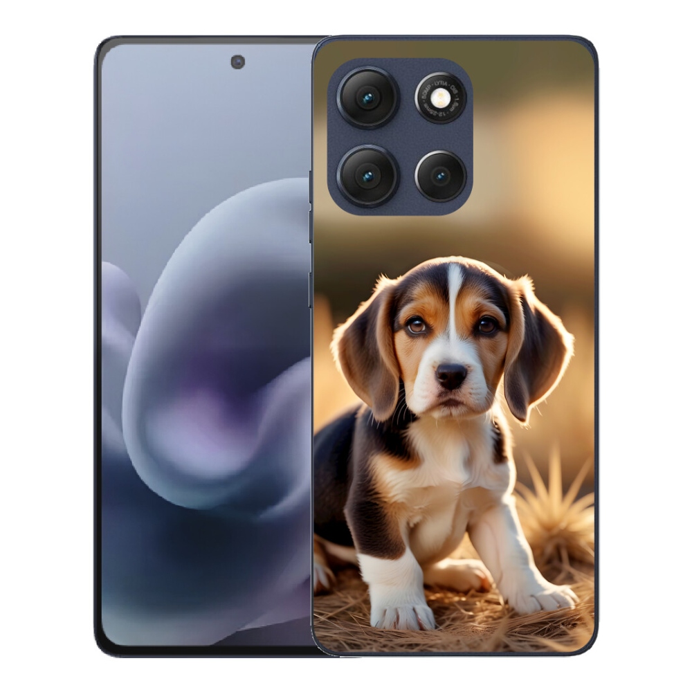 mmCase gél tok a Motorola Moto G86 5G-hez – aranyos beagle