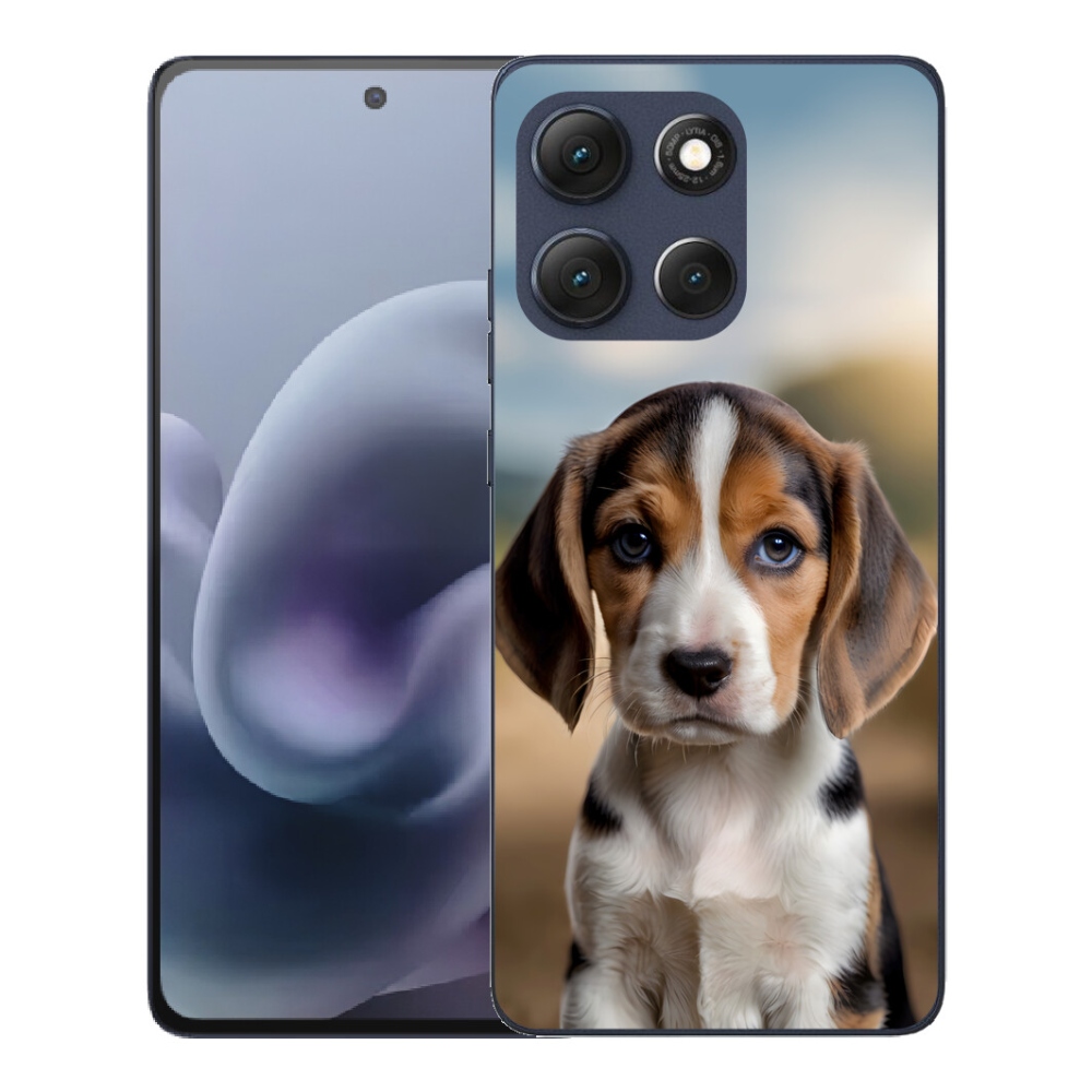 mmCase gél tok a Motorola Moto G86 5G-hez – aranyos beagle