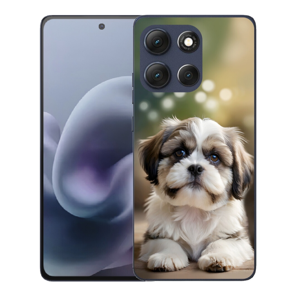 mmCase gél tok a Motorola Moto G86 5G-hez – aranyos shih-tzu