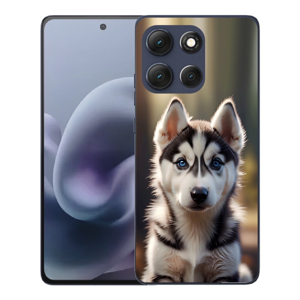 mmCase géltok a Motorola Moto G86 5G-hez – aranyos szibériai husky