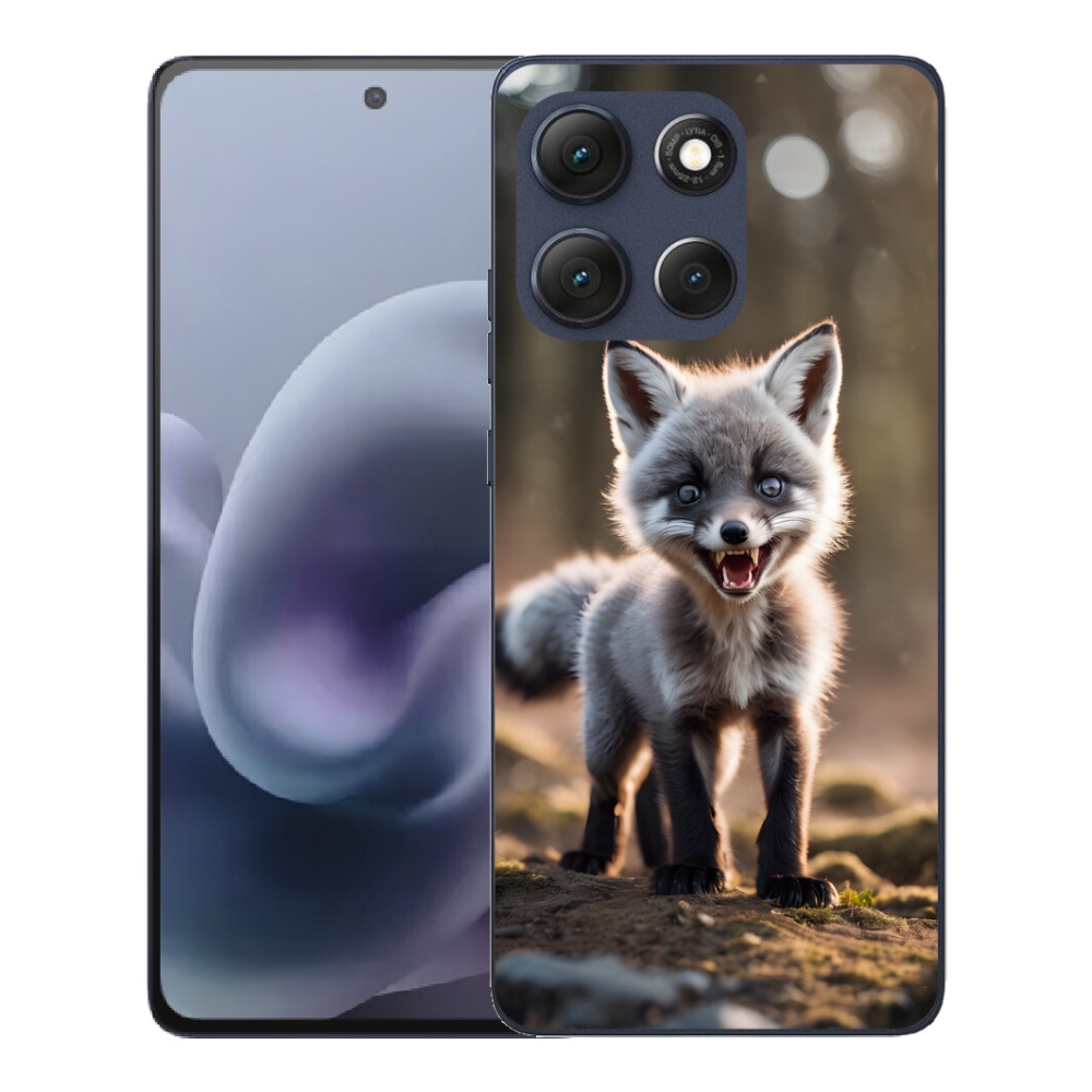mmCase gél tok a Motorola Moto G86 5G-hez – dühös róka