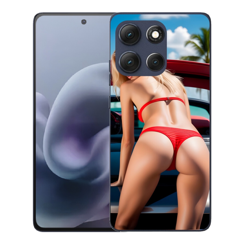 mmCase gél tok a Motorola Moto G86 5G-hez – szexi nő 2
