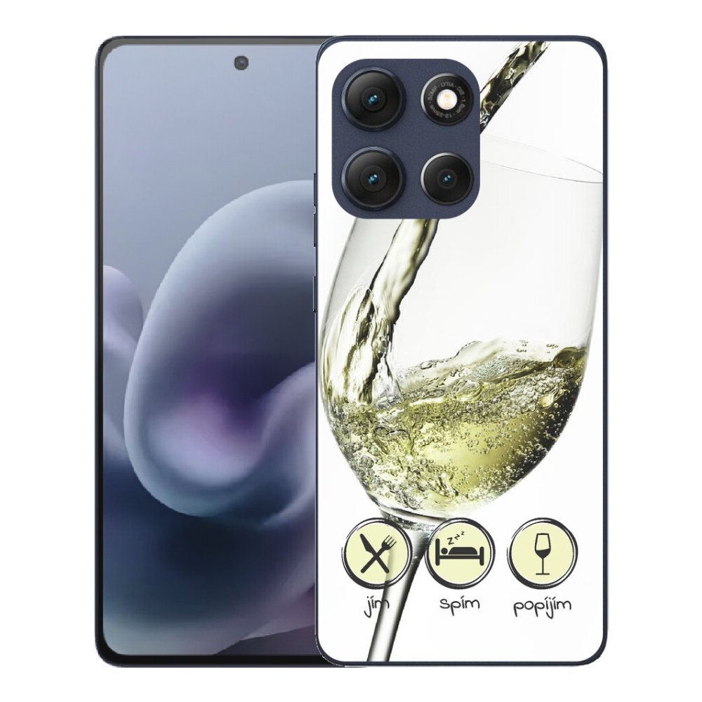 mmCase géltok a Motorola Moto G86 5G-hez – fehérboros pohár