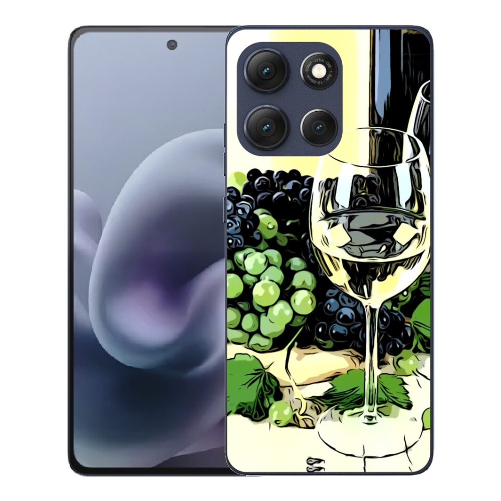 mmCase gél tok a Motorola Moto G86 5G-hez – egy pohár bor