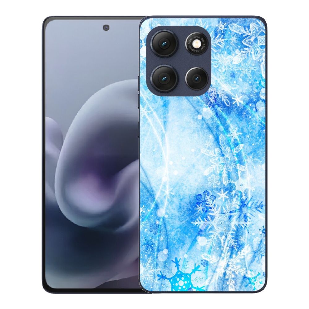 mmCase gél tok a Motorola Moto G86 5G-hez – hópelyhek