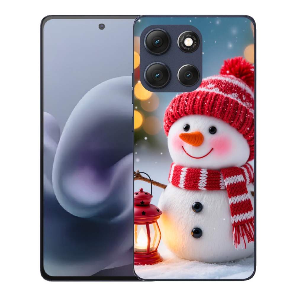mmCase géltok a Motorola Moto G86 5G-hez – hóember 2