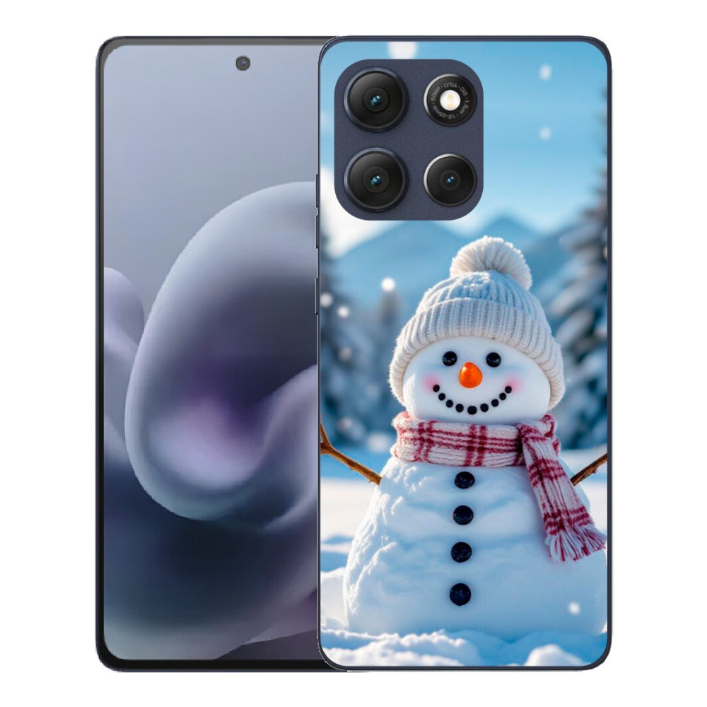 mmCase gél tok a Motorola Moto G86 5G-hez – hóember 3