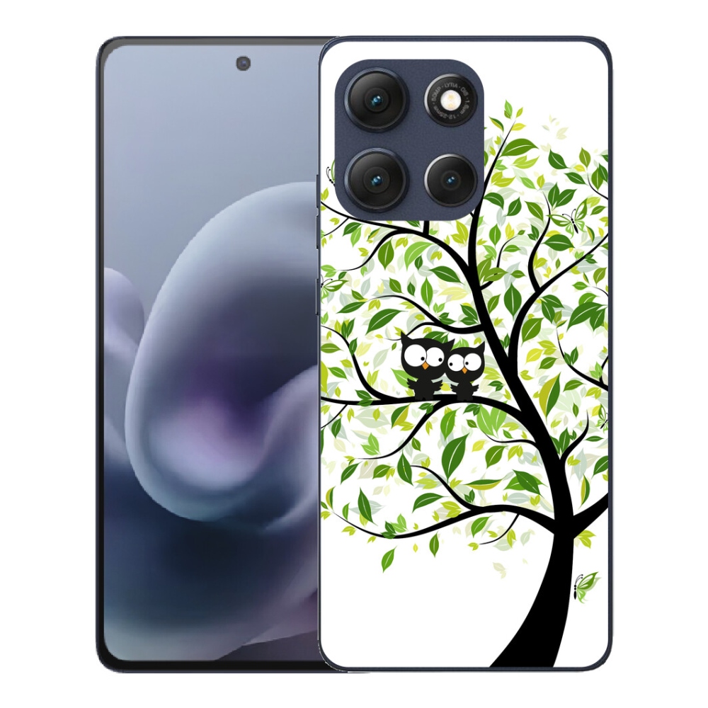 mmCase gél tok a Motorola Moto G86 5G-hez – baglyok a fán