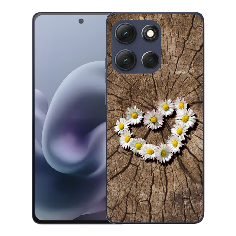 mmCase géltok a Motorola Moto G86 5G-hez – margaréta mintás