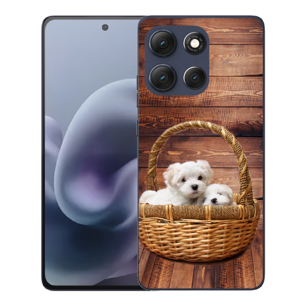 mmCase gél tok a Motorola Moto G86 5G-hez – kiskutyák