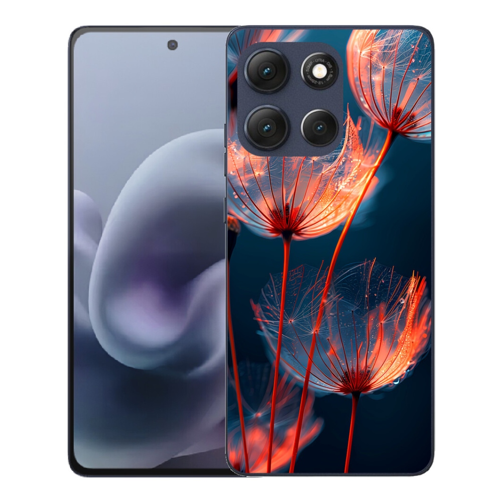mmCase gél tok a Motorola Moto G86 5G-hez – fénylő szőrszálak