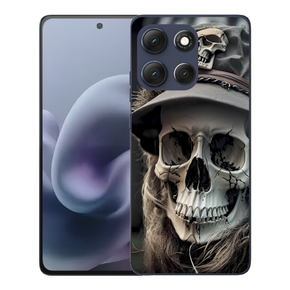 mmCase géltok a Motorola Moto G86 5G-hez – sötét koponya