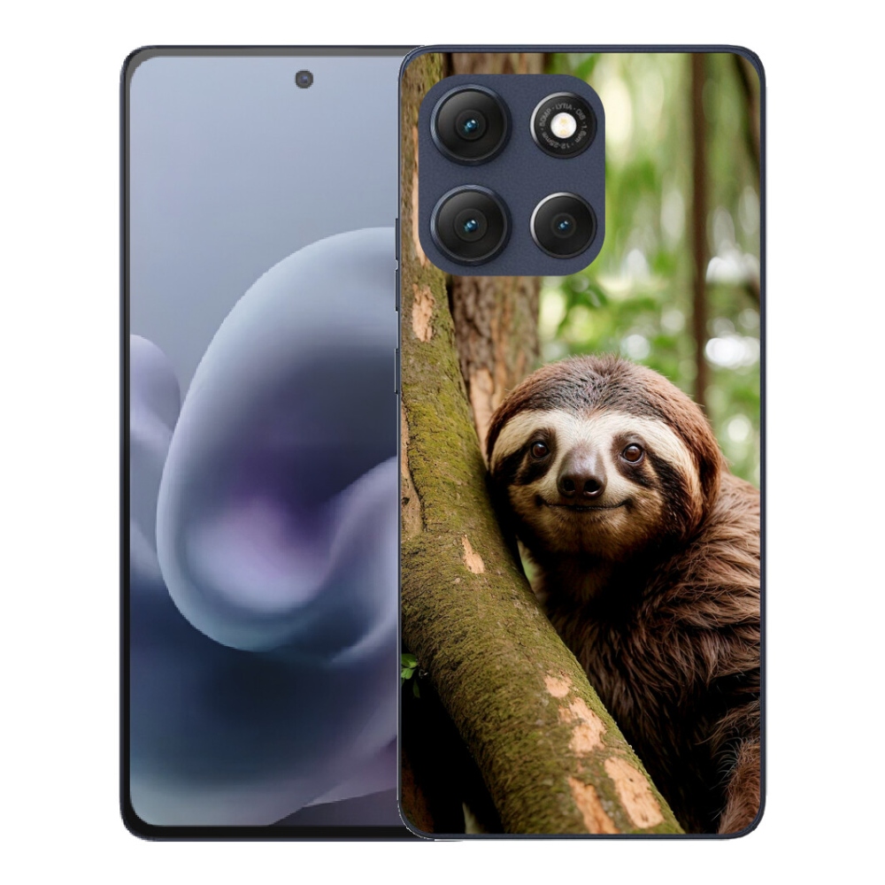 mmCase géltok a Motorola Moto G86 5G-hez – mosolygós lajhár