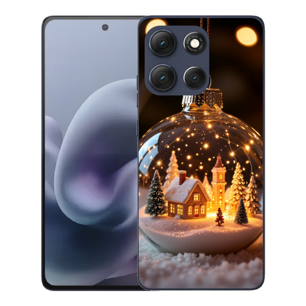 mmCase gél tok a Motorola Moto G86 5G-hez – karácsonyi gömb 3
