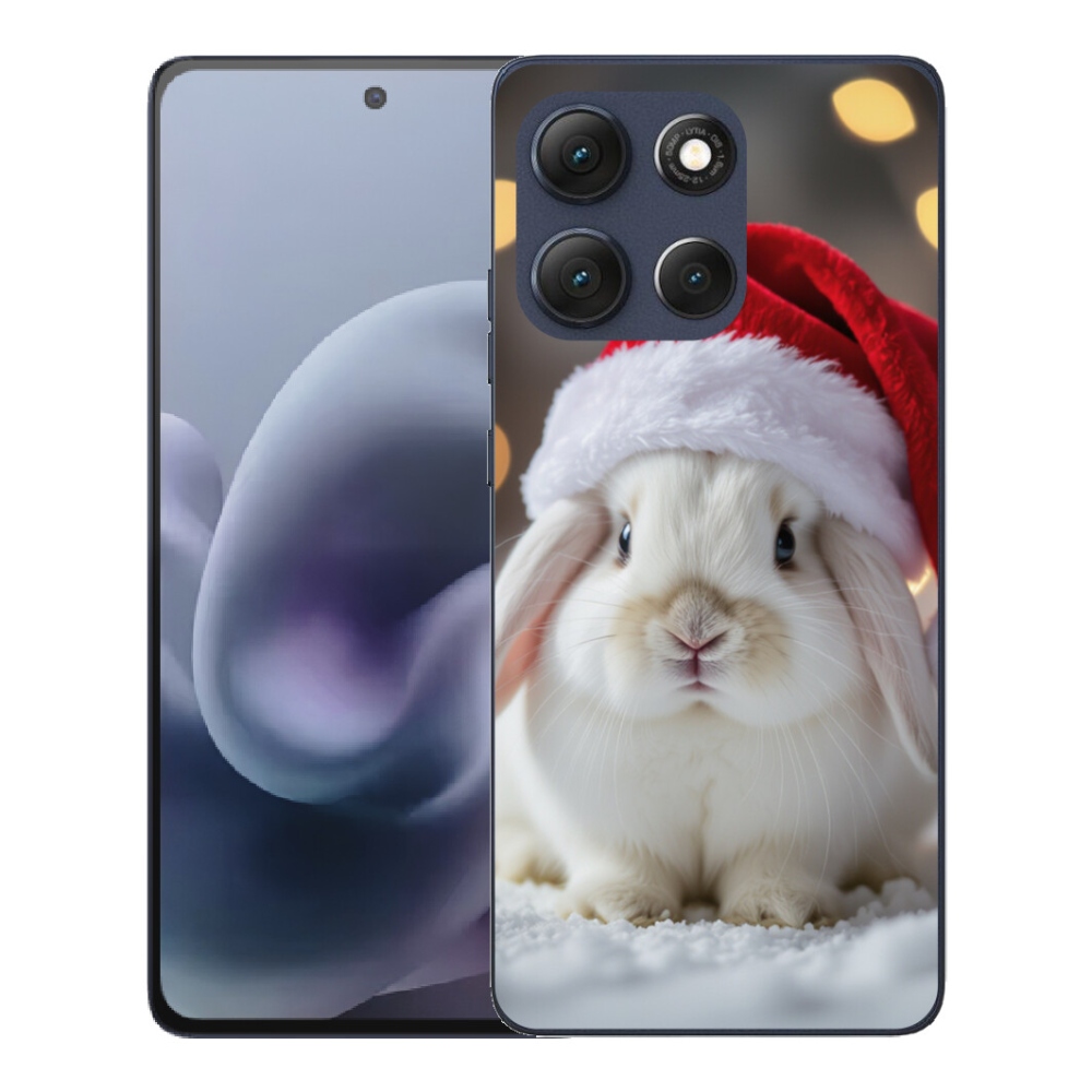 mmCase géltok a Motorola Moto G86 5G-hez – karácsonyi nyuszi