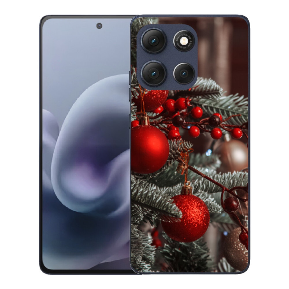 mmCase gél tok a Motorola Moto G86 5G-hez – karácsonyi díszek 2