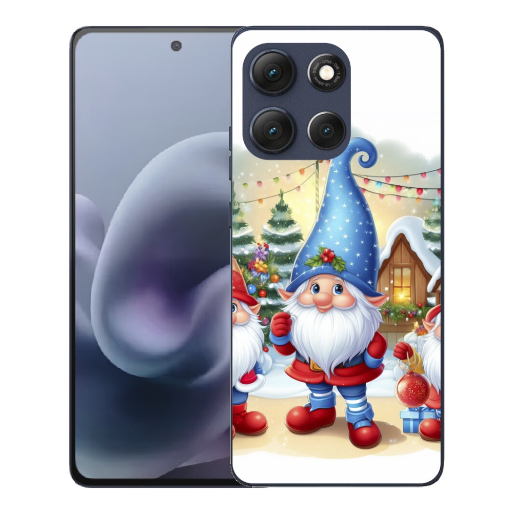 mmCase gél tok a Motorola Moto G86 5G-hez – karácsonyi manók